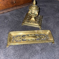 Antique Victorian Brass Ink