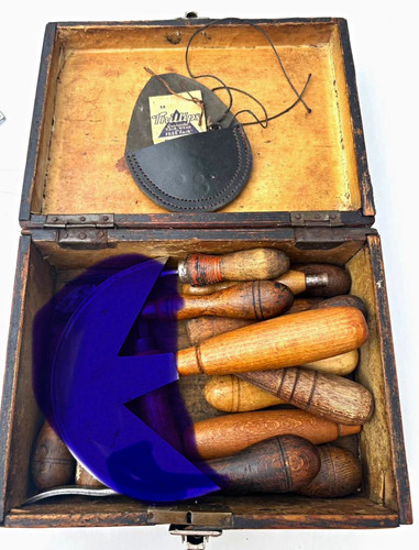 Vintage cobbler leatherworking - vintage,
