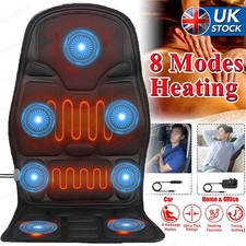 Massage Seat Cushion Heated Back Neck Body Massager Heated Chair For Home & Car
