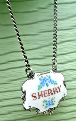 Sherry decanter wine label - decanter,