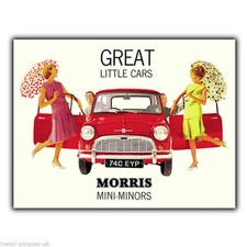 SIGN METAL PLAQUE MINI MORRIS