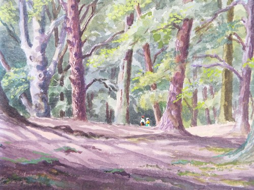 Original watercolour gouache - original, &
