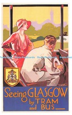 R541823 Seeing Glasgow by Tram and Bus Dalkeith Publishing Card No D 259