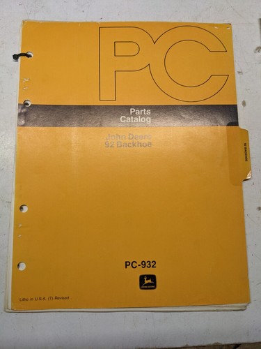 John deere parts - john, book
