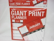 Tallon Month To View Giant Print Calendar Planner 2026