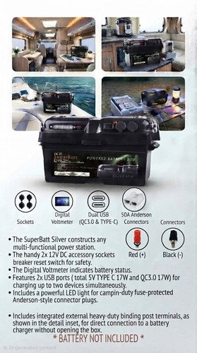 Superbatt 12v aux - 12v, battery
