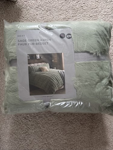 Next sage green aspen faux - sage,