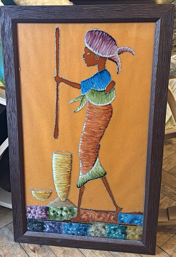 Framed folk art - framed,