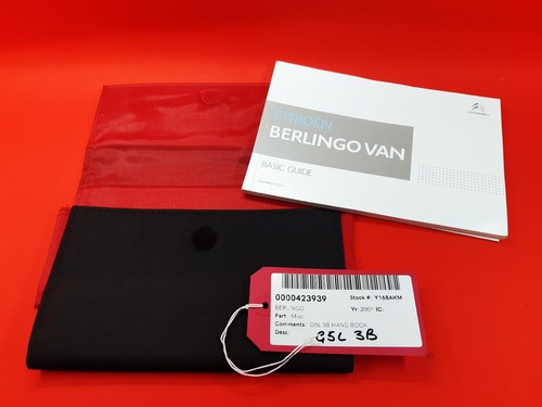 Citroen berlingo handbook - citroen,
