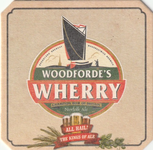 Beer mat woodforde - woodforde's, norfolk