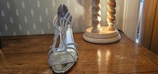 Dune Silver Diamonte Sandals