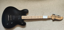 Squier Contemporary Starcaster Electric Guitar, Maple FB, Flat Black