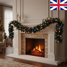 9ft Christmas Garland Bushy