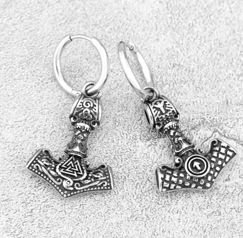 Thor hammer dangle - thor's, hoop