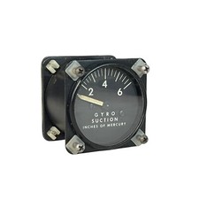 Parker Gyro Suction Vacuum Indicator Gauge P/N 1G10-1 - AS REMOVED WORKING