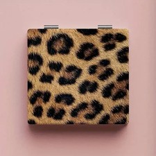 Leopard Print Makeup Mirror -