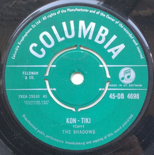 The shadows kon tiki - -, (7")
