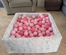 Foam Pool Ball Pit with 200 Balls Soft, Toddler-Friendly, Unisex Kids