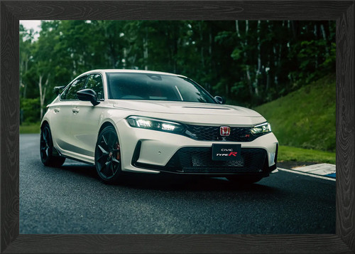 Honda civic type framed wall - honda,
