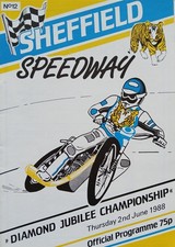 Sheffield speedway programme - sheffield,
