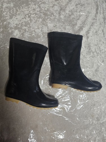 Rain boots black wellington - black,