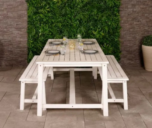 Acacia white washed wooden - ,