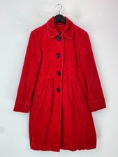 Boden Red Corduroy Coat Fit
