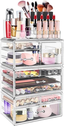 Acrylic makeup organiser with - acrylic,