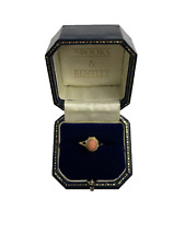 1987 Coral Ring 9ct Gold