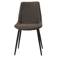 2x Faux Leather Padded Dining