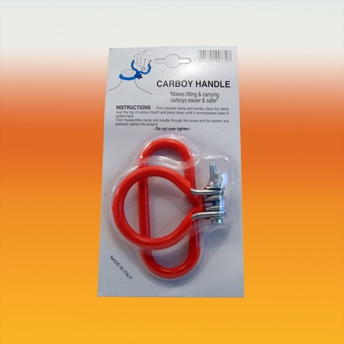 Handle for glass carboy - for,