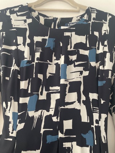 Max mara silk dress size - s'max,