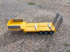 bruder low loader trailer Yellow Flawed.