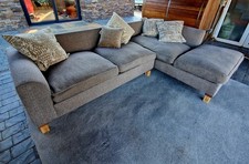 Grey Corner Sofa L-Shaped