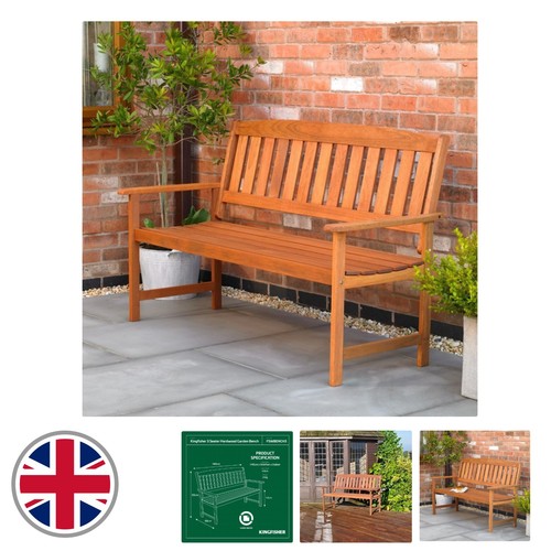 Kingfisher seater hardwood - kingfisher, 3-seater