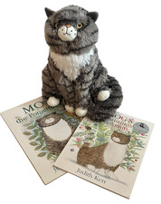 Mog Sainsburys Soft Toy Christmas Plush + Books Xmas Calamity & Forgetful Cat