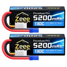 2x Zeee 3S 11.1V 5200mAh EC5