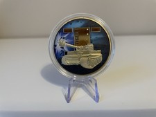 The Tank Museum "Tiger I" Tiger Series -  24 ct Gold Plated Coin - new