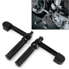 Black  Footrest Footpegs With