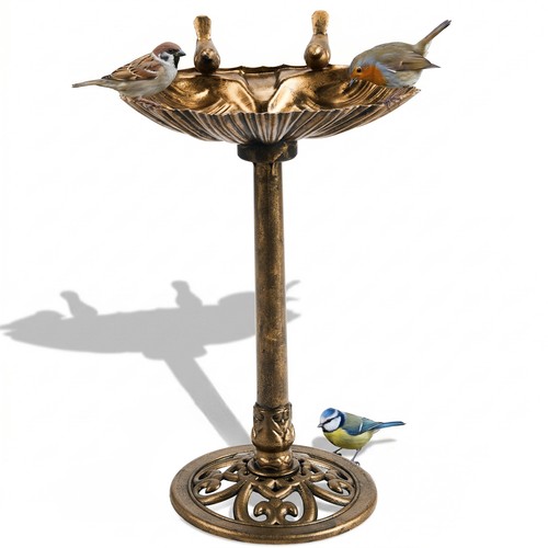 Bird bath height pedestal - bird,