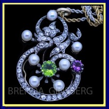 Antique Suffragette Pendant