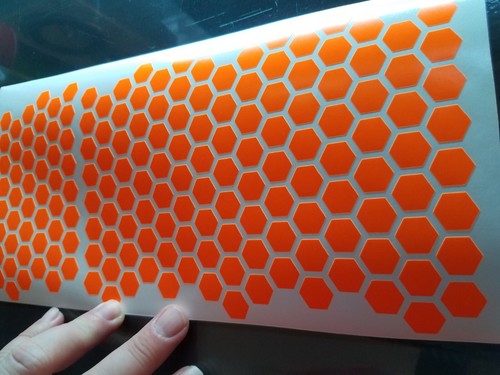 Hexagon honeycomb stickers - hexagon,