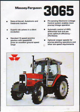 1988 Massey Ferguson "3065" Tractor Brochure Leaflet