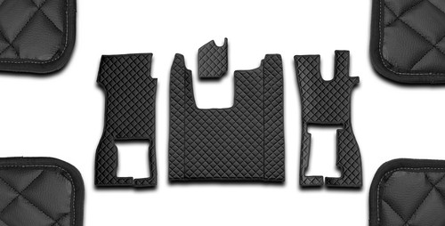 Rhd black floor mats - rhd, for