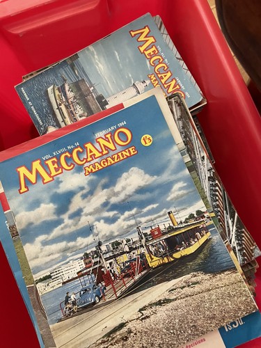 Vintage meccano magazines - meccano,