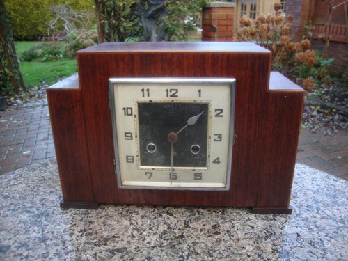 Mantle clock art - mantle, art-deco