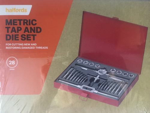 Halfords 28pc metric tap - halfords, 28pc.