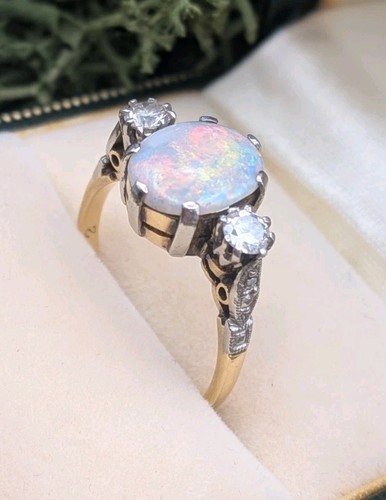 Ladies antique 18ct platinum - antique, &