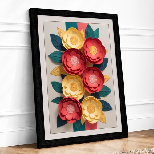 Layered floral cluster boho - cluster,