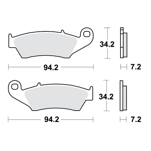 Offroad brake pads trw - offroad,